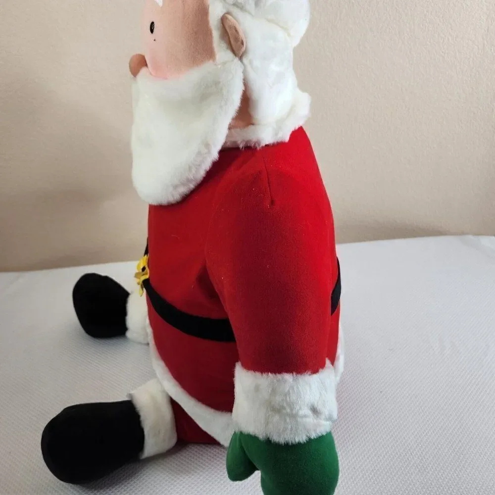 Vintage 90s Jumbo Large Plush Santa Claus 32